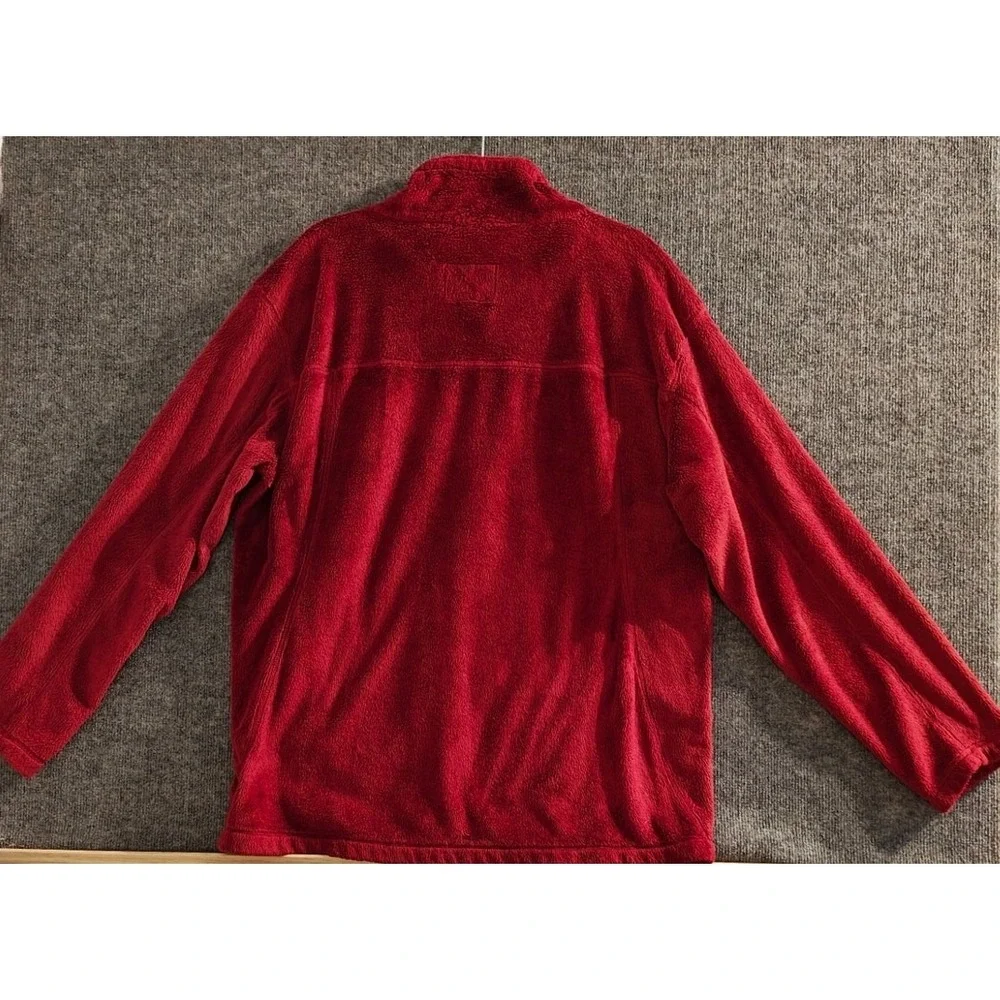 Pressbox Alabama Crimson Tide Fleece Jacket Women XL Red Full Zip Gameday